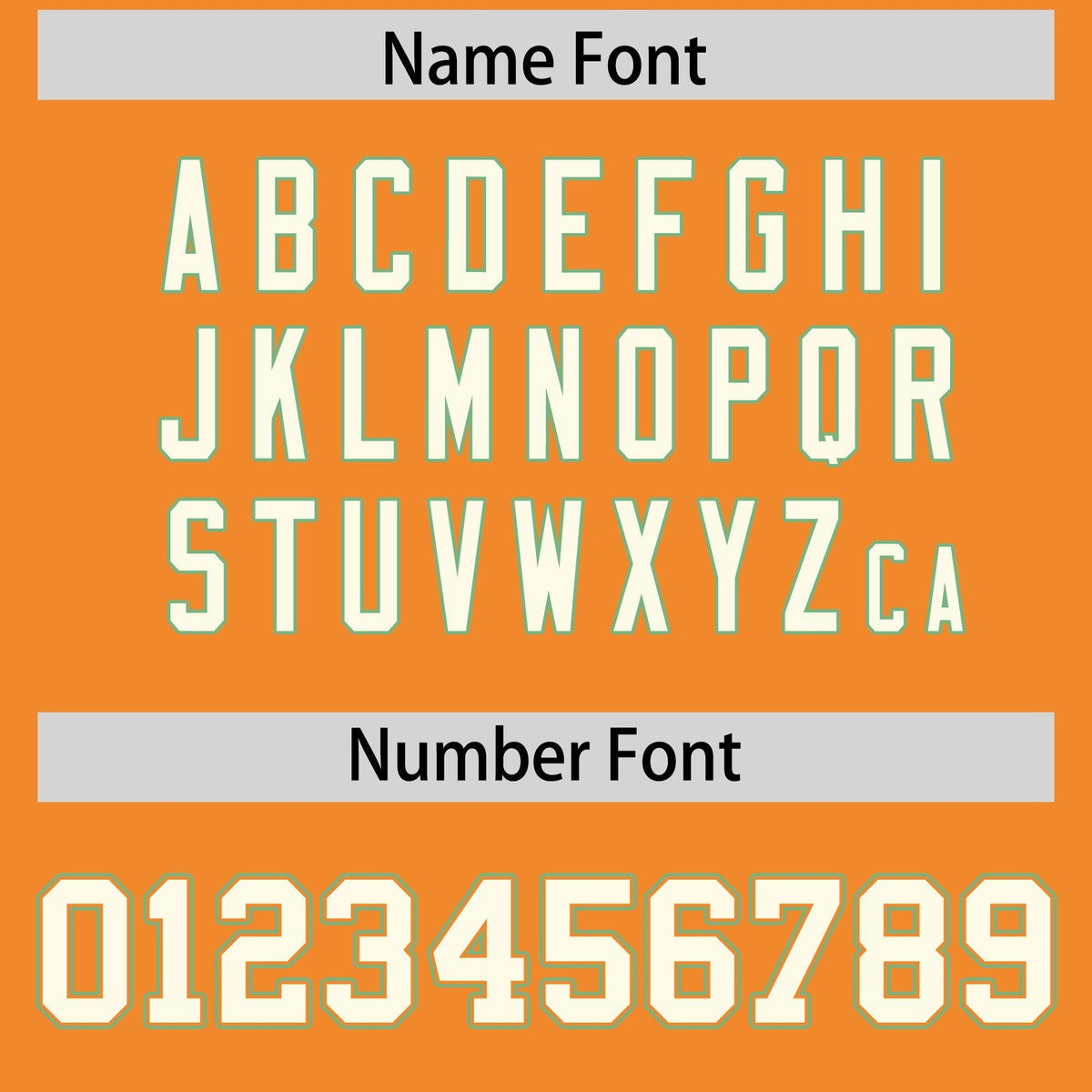 Custom Orange Light Green-Cream Varsity Full-Zip Shoulder Color Block Letterman Bomber Jacket