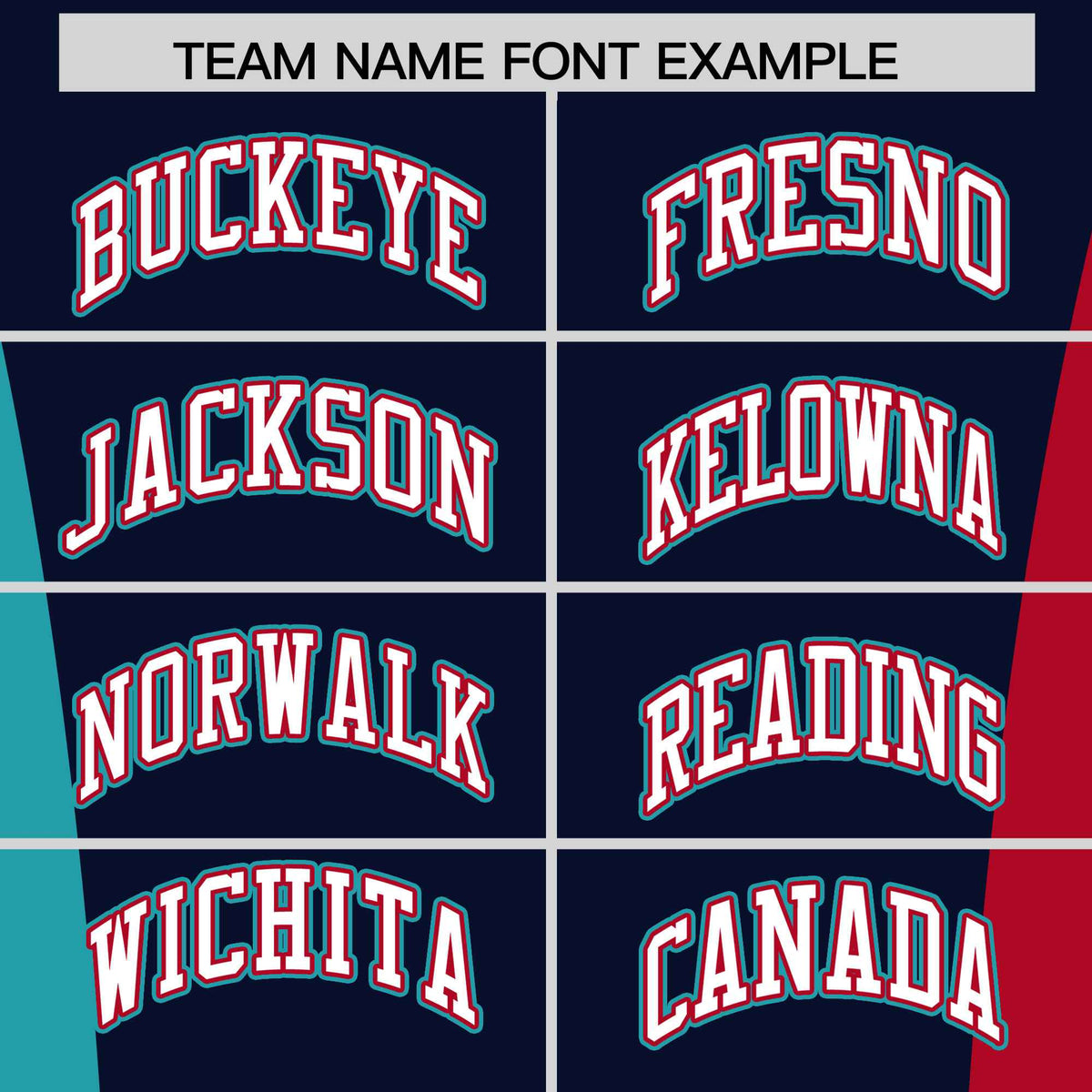 Custom Navy Aqua Red Personalization Varsity Full-Snap Three Color Blocks Letterman Jacket