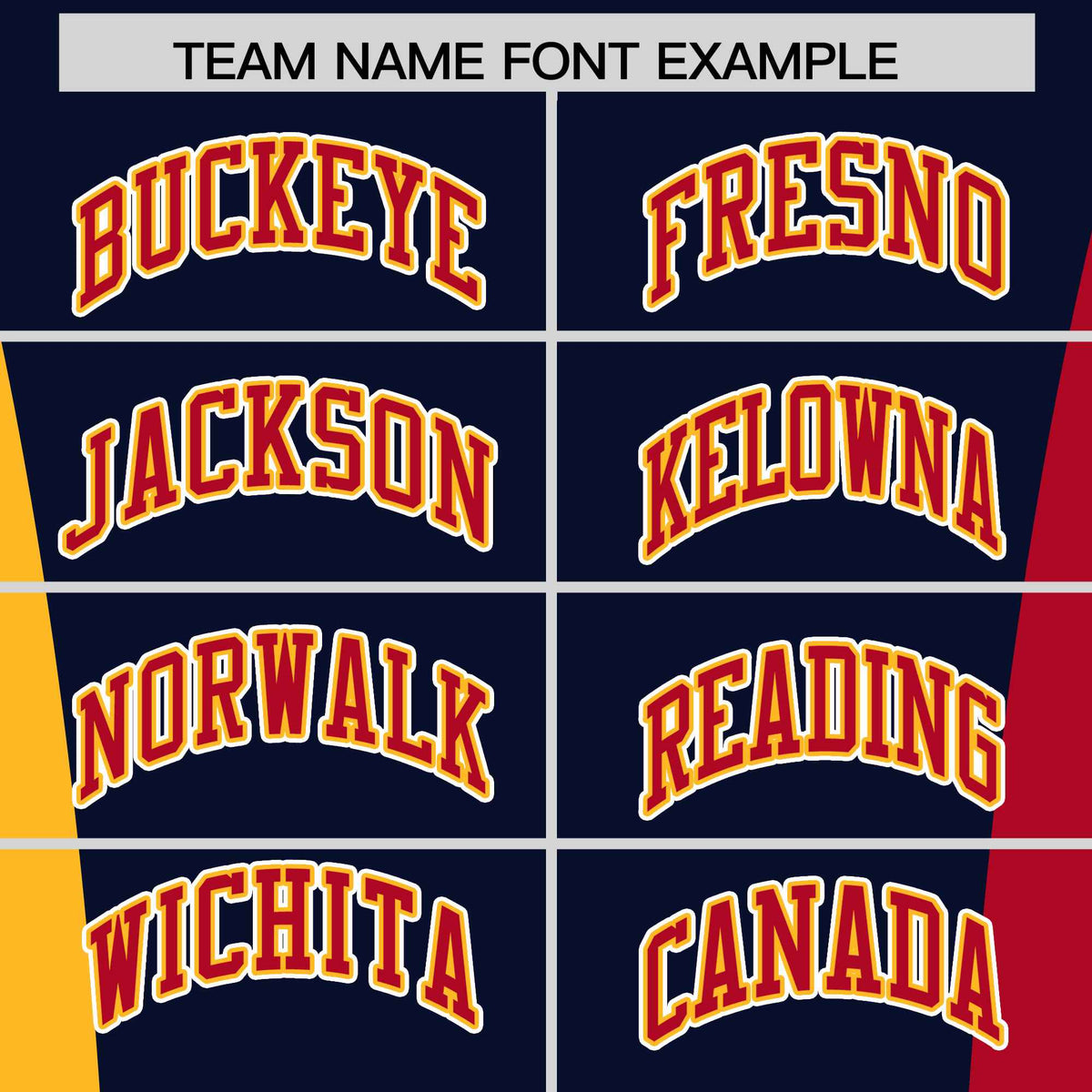 Custom Navy Yellow Red Personalization Varsity Full-Snap Three Color Blocks Letterman Jacket