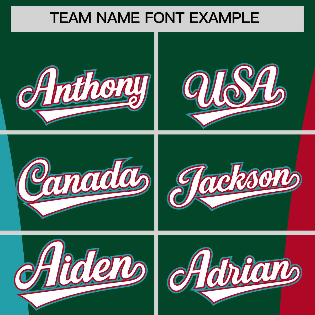 Custom Green Aqua Red Personalization Varsity Full-Snap Three Color Blocks Letterman Jacket| KXKSHOP