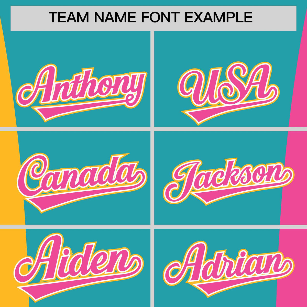 Custom Aqua Yellow Pink Personalization Varsity Full-Snap Three Color Blocks Letterman Jacket| KXKSHOP