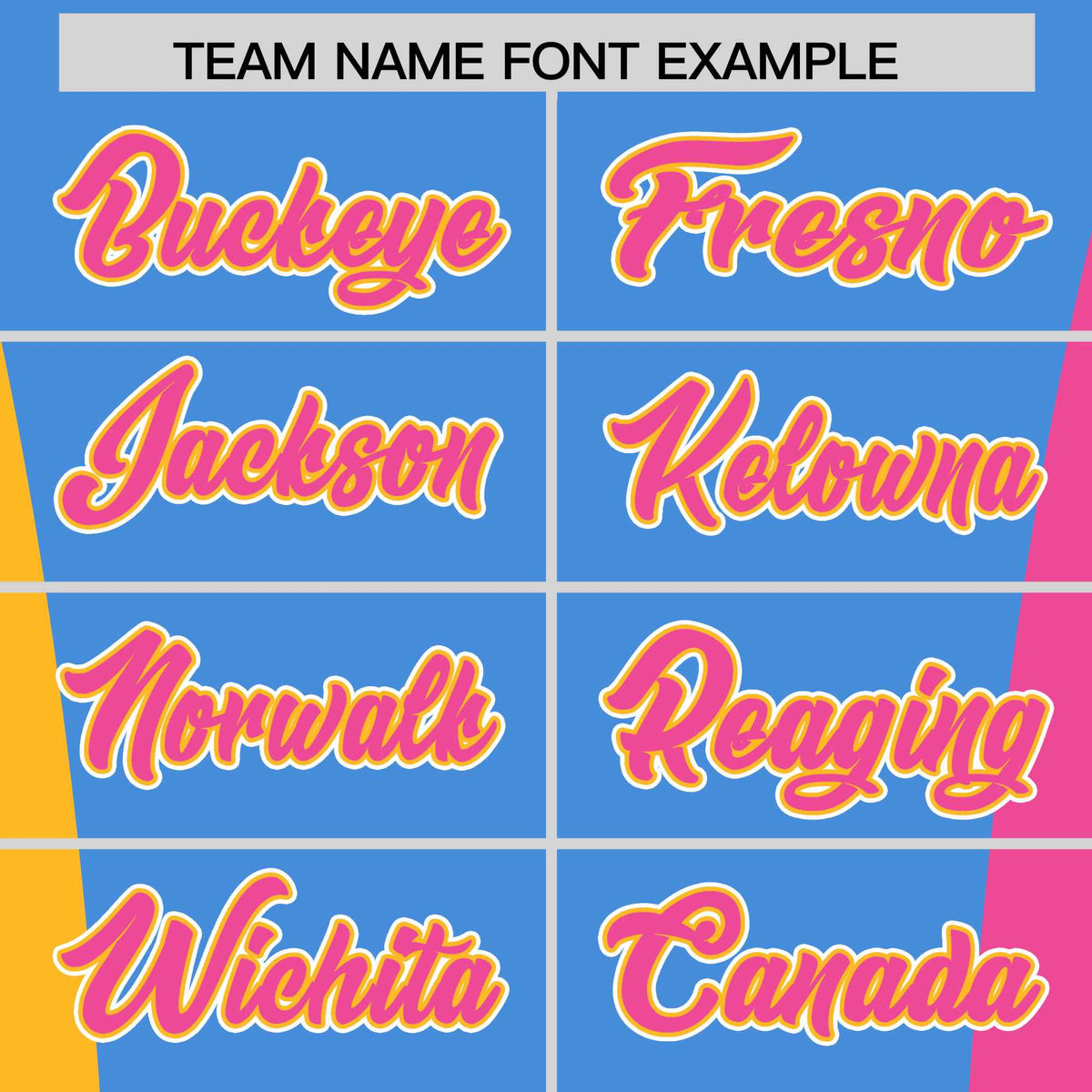 Custom Powder Blue Yellow Pink Personalization Varsity Full-Snap Three Color Blocks Letterman Jacket