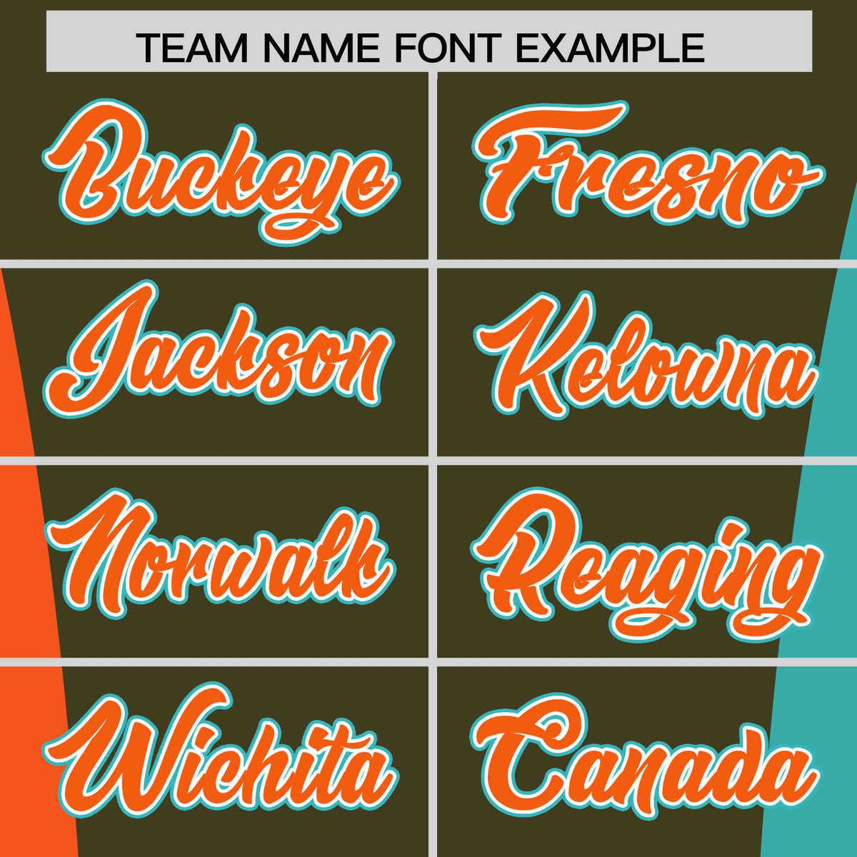 Custom Olive Orange Teal Personalization Varsity Full-Snap Three Color Blocks Letterman Jacket