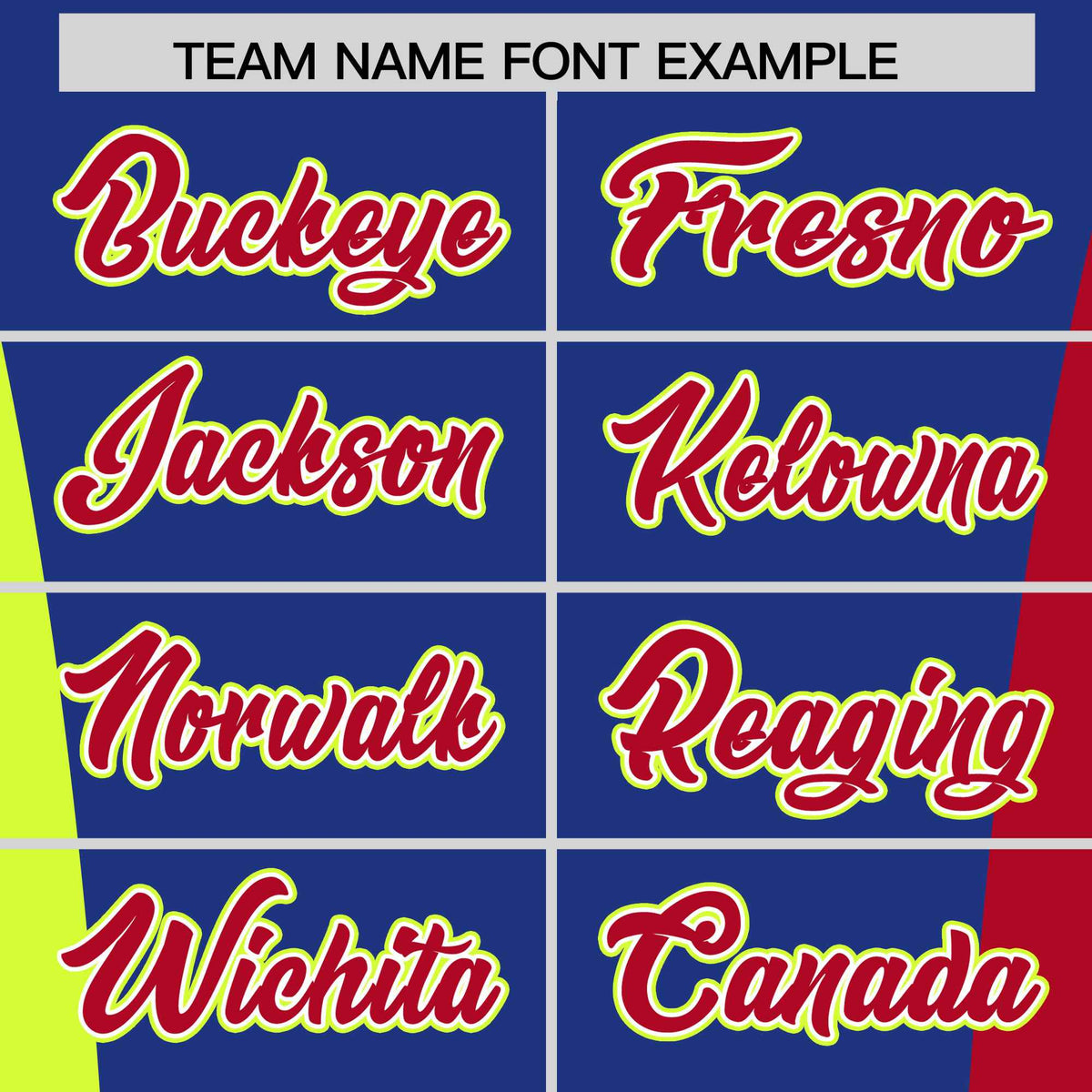 Custom Royal Blue Fluorescent Green Red Personalization Varsity Full-Snap Three Color Blocks Letterman Jacket