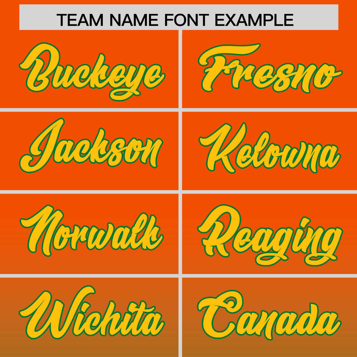 Custom Kelly Green Orange Full-Snap Varsity Personalization Gradient Fashion Letterman Jacket