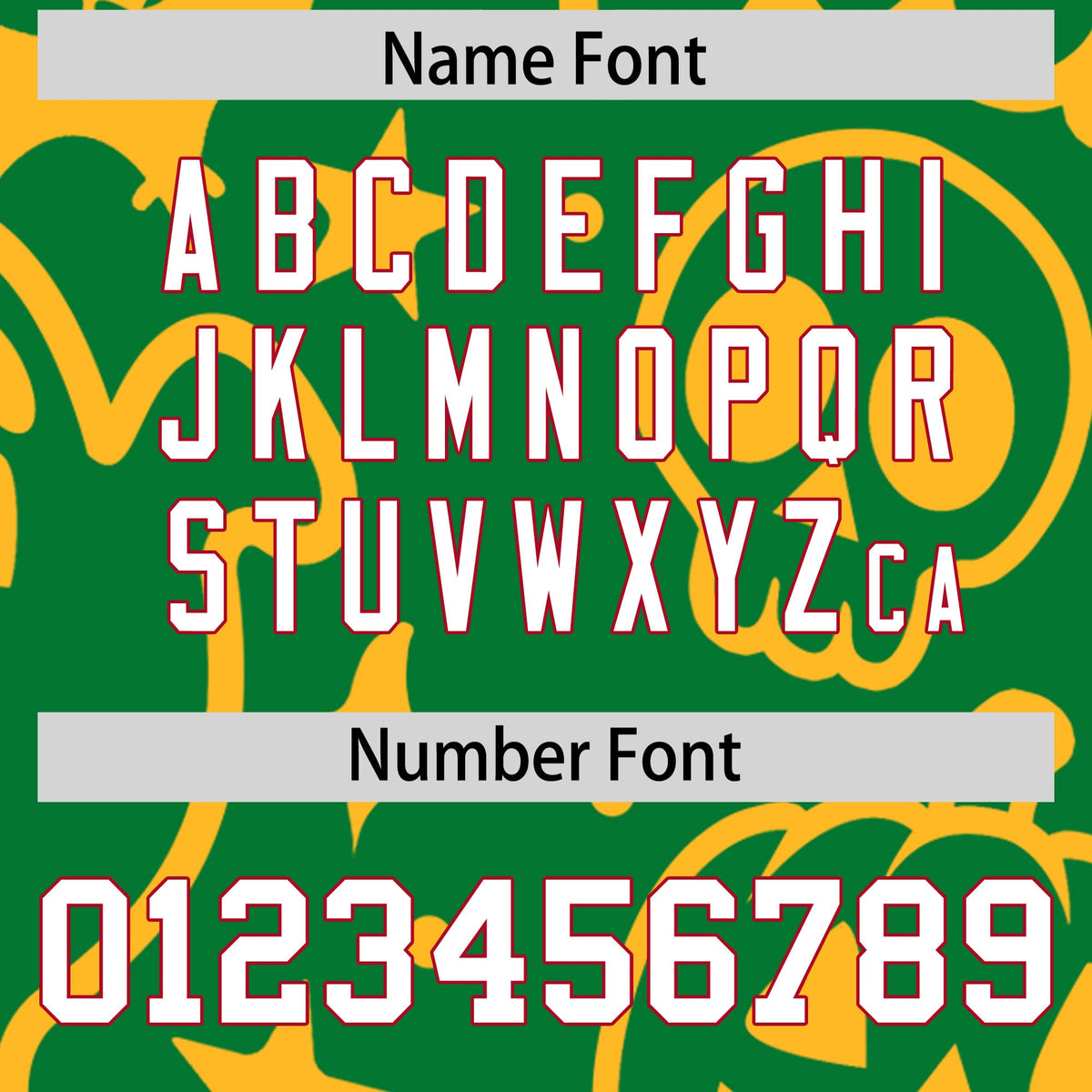 Custom Kelly Green Gold Red Bats Pumpkins Ghost Patterns Halloween Letterman Jacket | Custom Letterman Jacket,Add Name and Numbern,Sublimation Printed &amp; Stitched,Perfect for Parties | KXKSHOP