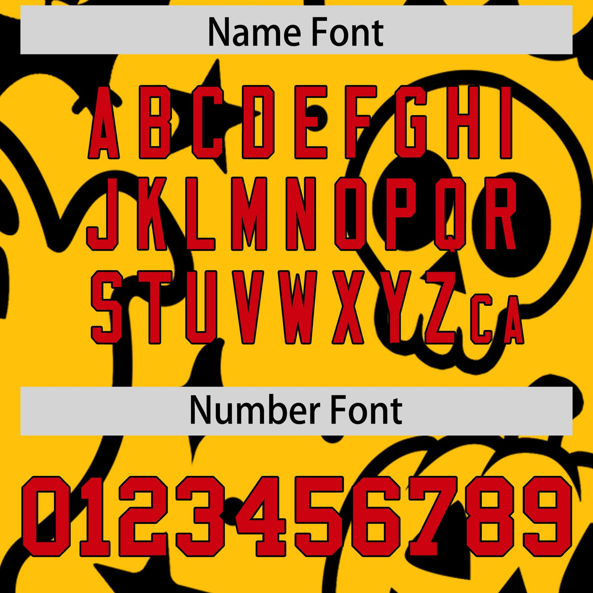 Custom Gold Black Red Bats Pumpkins Ghost Patterns Halloween Letterman Jacket | Custom Letterman Jacket,Add Name and Numbern,Sublimation Printed &amp; Stitched,Perfect for Parties | KXKSHOP