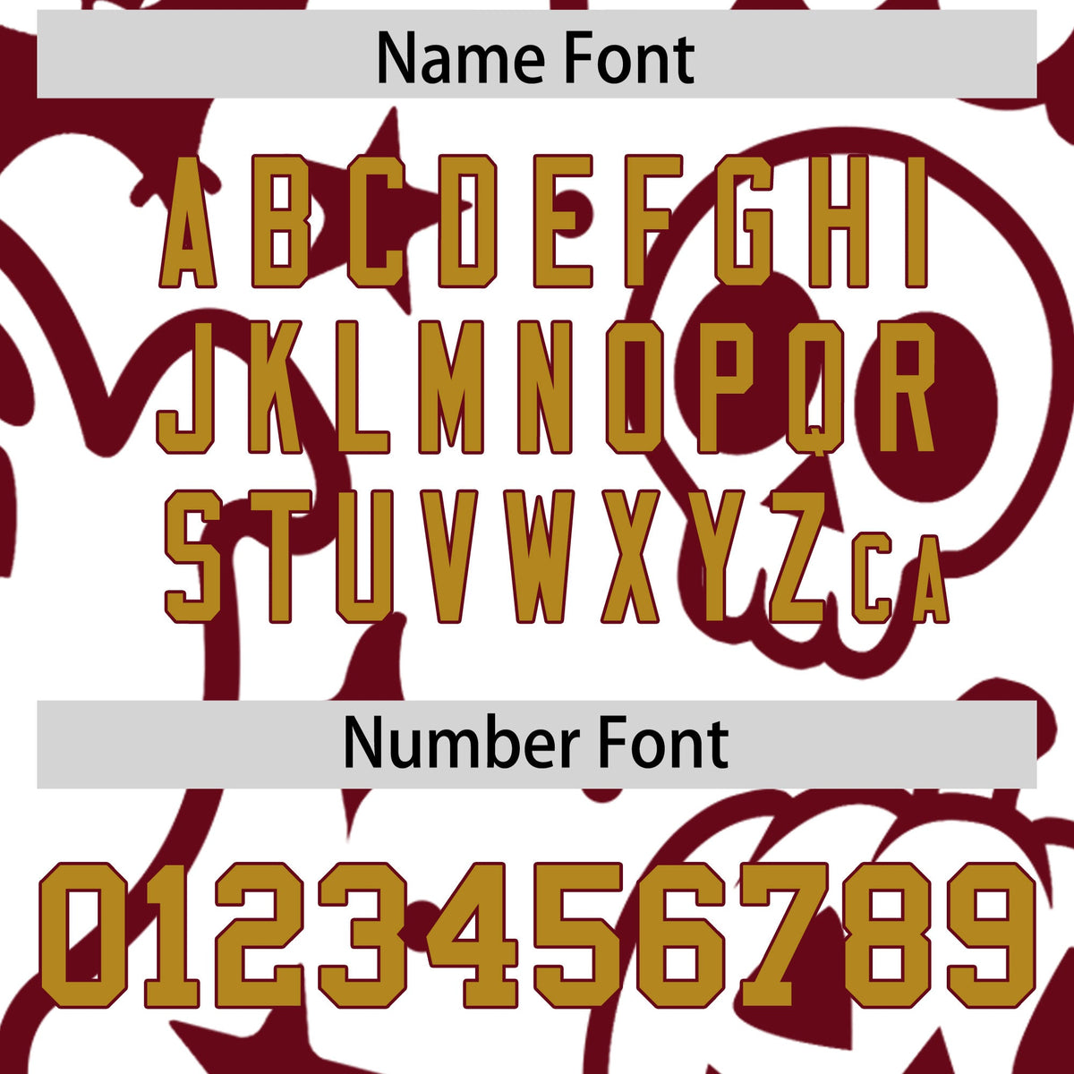 Custom White Crimson Old Gold Bats Pumpkins Ghost Patterns Halloween Letterman Jacket | Custom Letterman Jacket,Add Name and Numbern,Sublimation Printed &amp; Stitched,Perfect for Parties | KXKSHOP