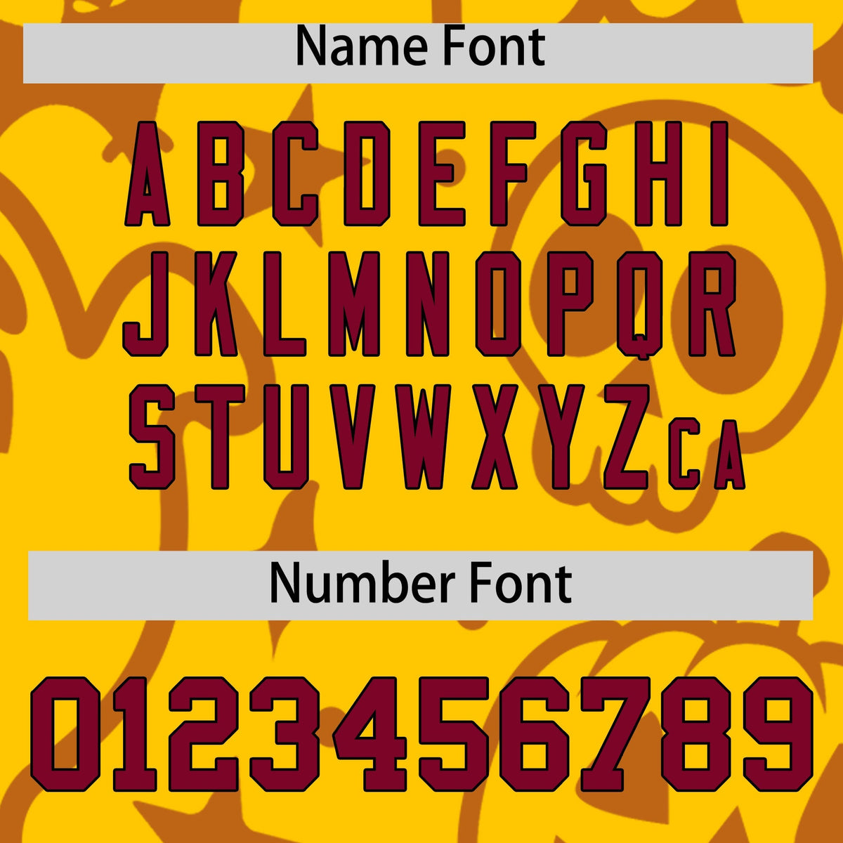 Custom Crimson Gold Yellow Bats Pumpkins Ghost Patterns Halloween Letterman Jacket | Custom Letterman Jacket,Add Name and Numbern,Sublimation Printed &amp; Stitched,Perfect for Parties | KXKSHOP