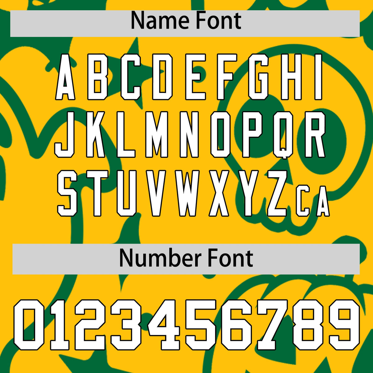 Custom Gold Kelly Green White Bats Pumpkins Ghost Patterns Halloween Letterman Jacket | Custom Letterman Jacket,Add Name and Numbern,Sublimation Printed &amp; Stitched,Perfect for Parties | KXKSHOP