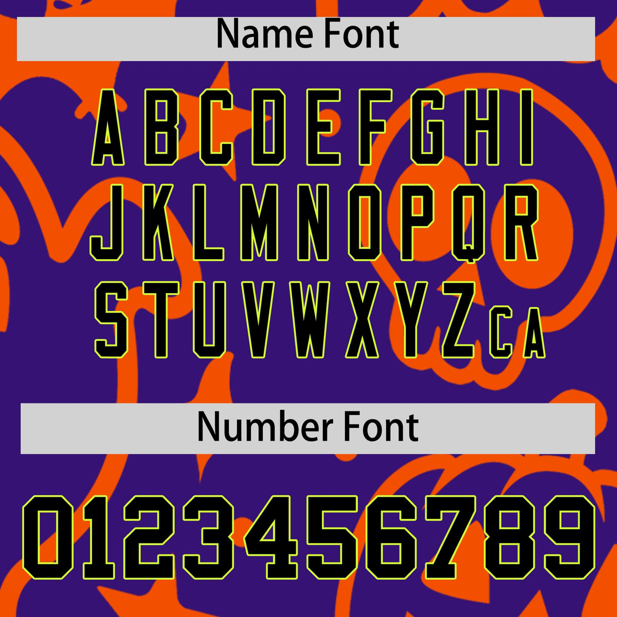 Custom Orange Purple Neon Green Bats Pumpkins Ghost Patterns Halloween Letterman Jacket | Custom Letterman Jacket,Add Name and Numbern,Sublimation Printed &amp; Stitched,Perfect for Parties | KXKSHOP