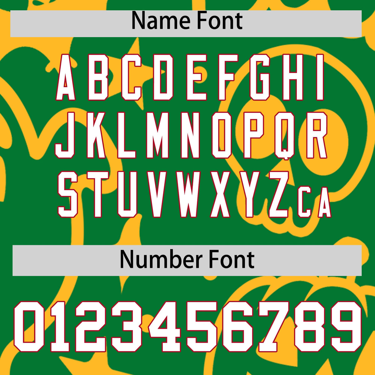 Custom Kelly Green Gold Red Bats Pumpkins Ghost Patterns Halloween Letterman Jacket | Custom Letterman Jacket,Add Name and Numbern,Sublimation Printed &amp; Stitched,Perfect for Parties | KXKSHOP