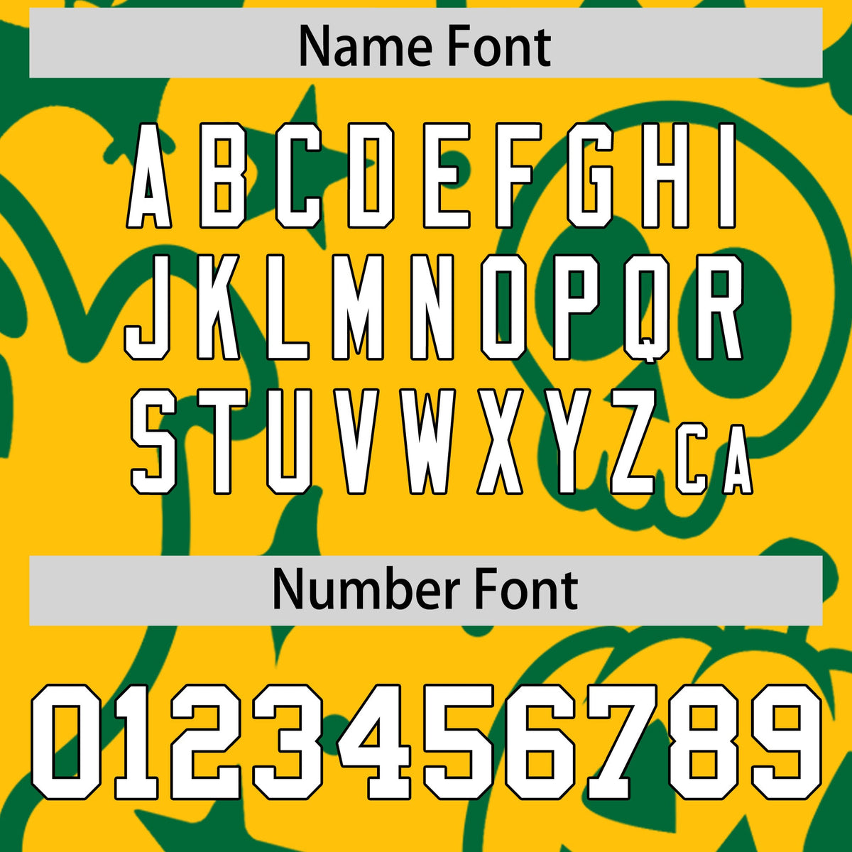 Custom Gold Kelly Green White Bats Pumpkins Ghost Patterns Halloween Letterman Jacket | Custom Letterman Jacket,Add Name and Numbern,Sublimation Printed &amp; Stitched,Perfect for Parties | KXKSHOP