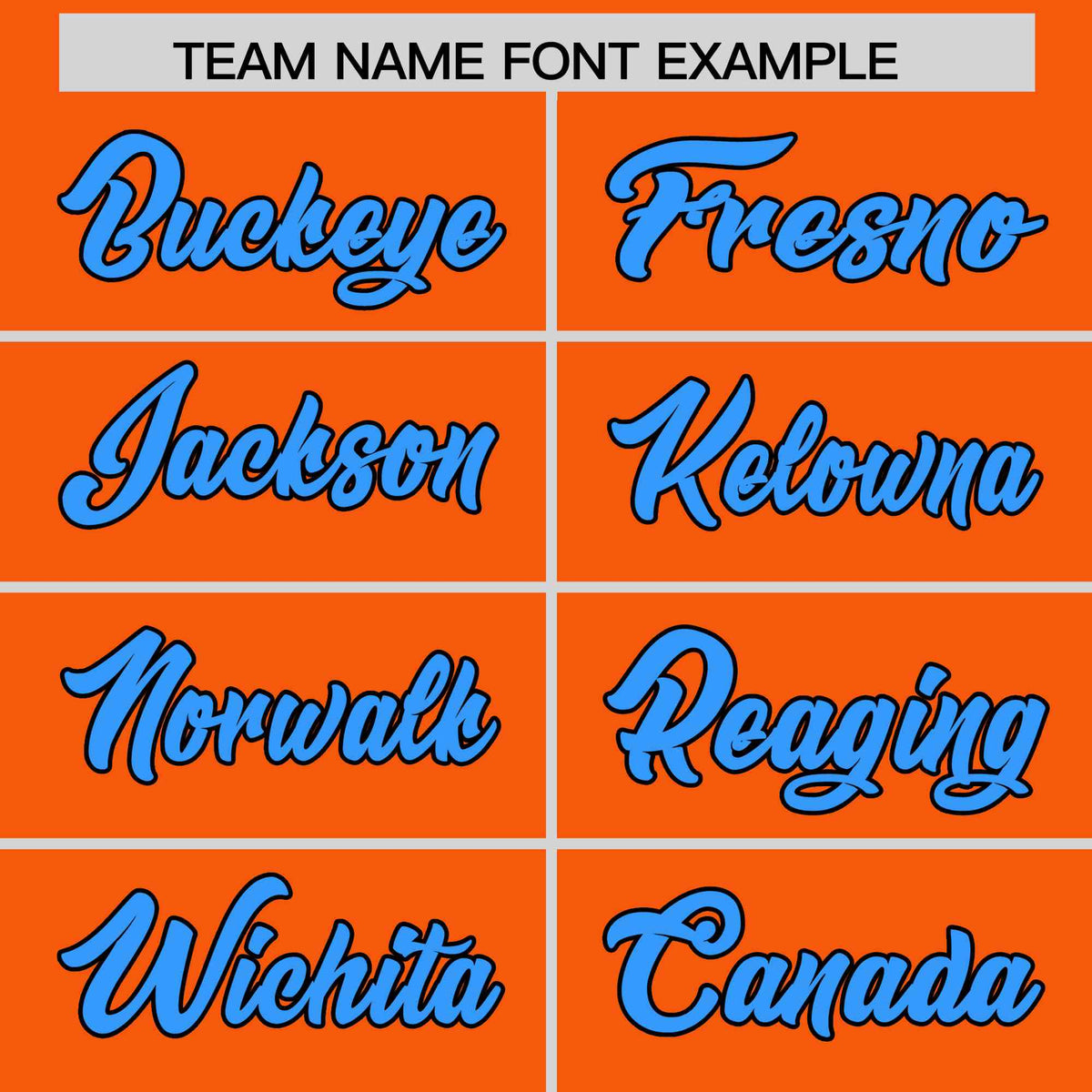 Custom Orange Powder Blue Black Full-Snap Varsity Raglan Sleeves Gradient Letterman Jacket