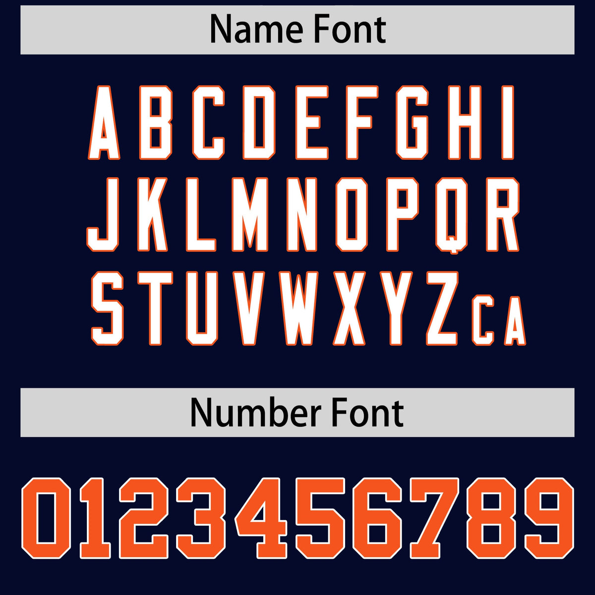 Custom Navy Orange Full-Snap Varsity Faux Leather Letterman Jacket| KXKSHOP