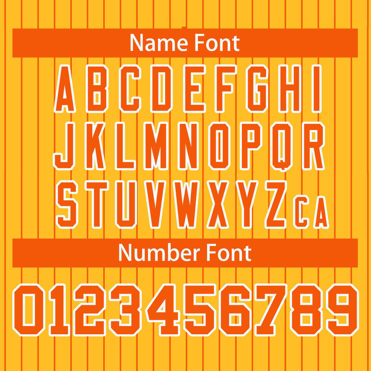 Custom Gold Orange-White Stripe Fashion Bomber Varsity Jacket with Raglan Sleeves