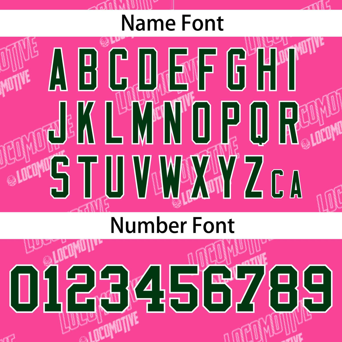 Custom Pink Green-White Letter Full-Zip Varsity Bomber Jacket