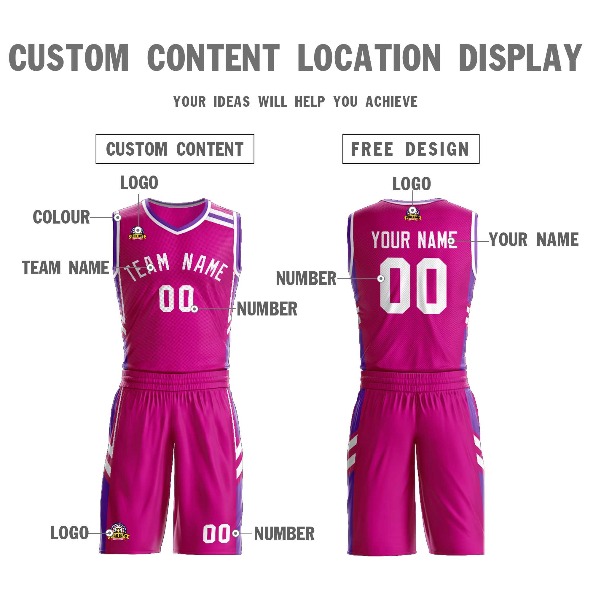 Custom Red White Classic Sets Mesh Basketball Jersey