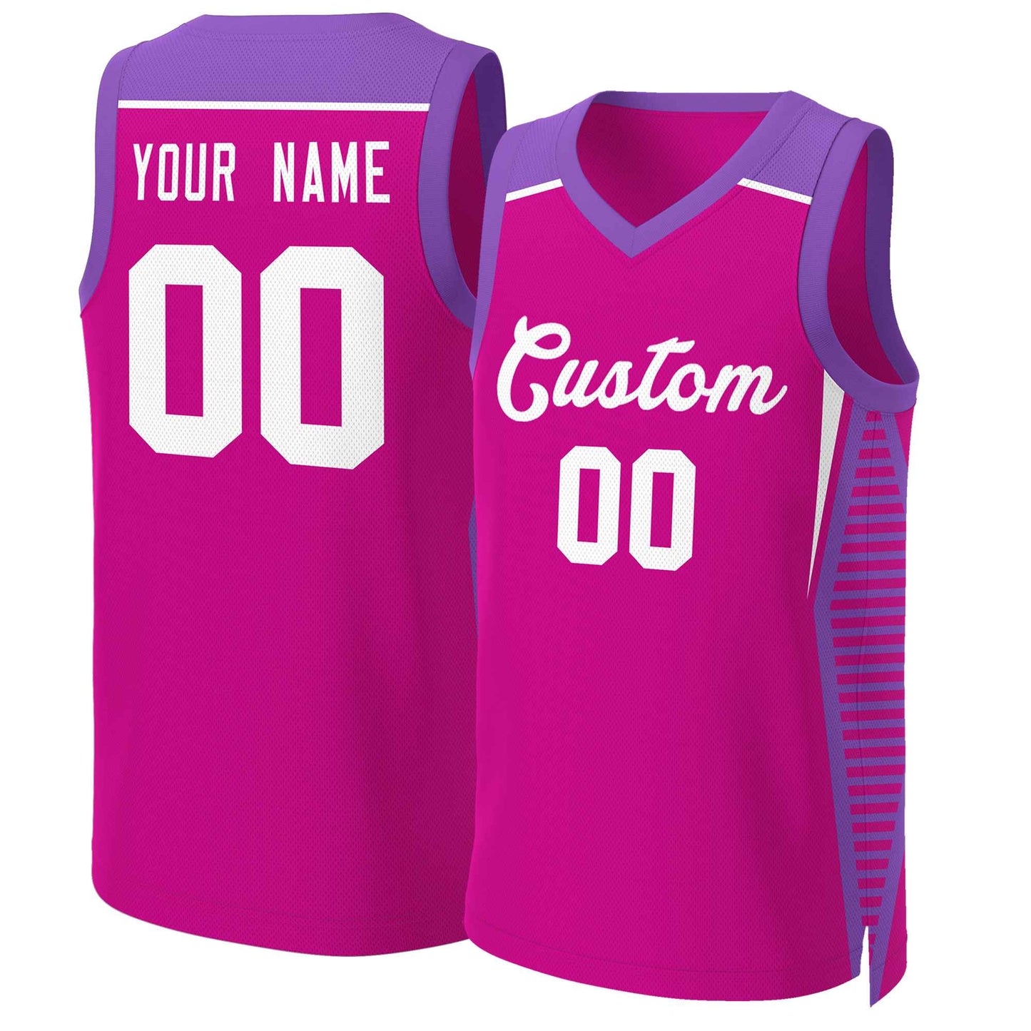 Custom Red Red Classic Tops Mesh Basketball Jersey