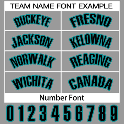 Custom Gray Black-Teal Classic Style Basketball Mesh Shorts