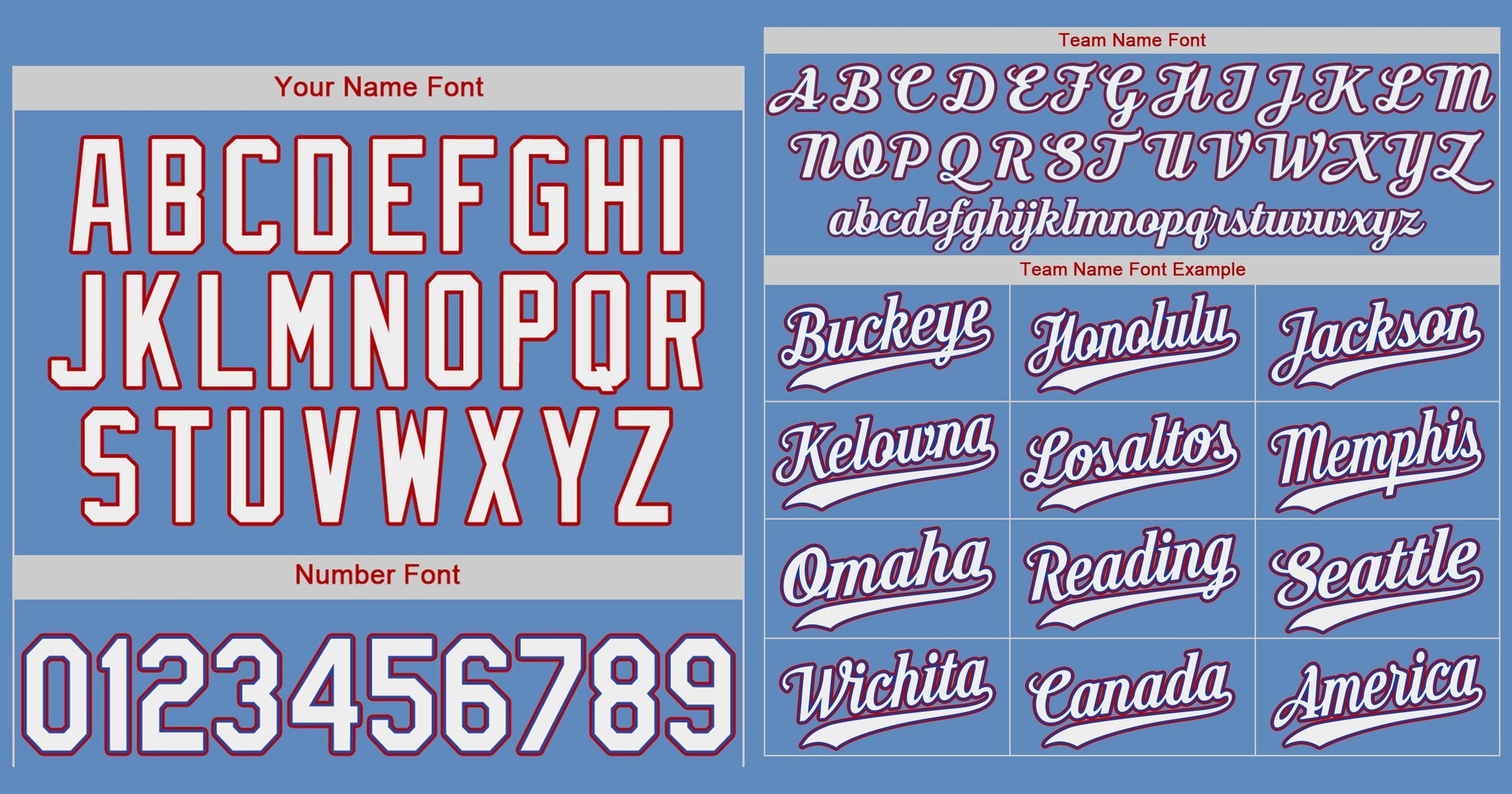 Custom Light Blue White-Red Hook Classic Style Authentic Baseball Jersey