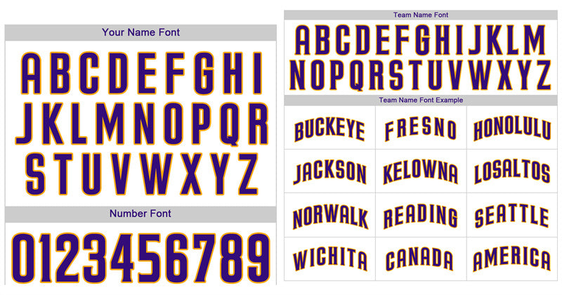 Custom White Purple-Gold Hook Stripe Fashion Authentic Baseball Jersey