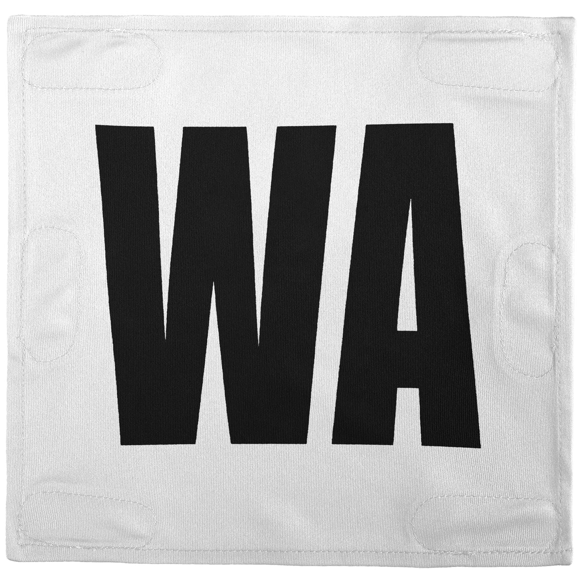 Netball Velcro Patches Set White & Black