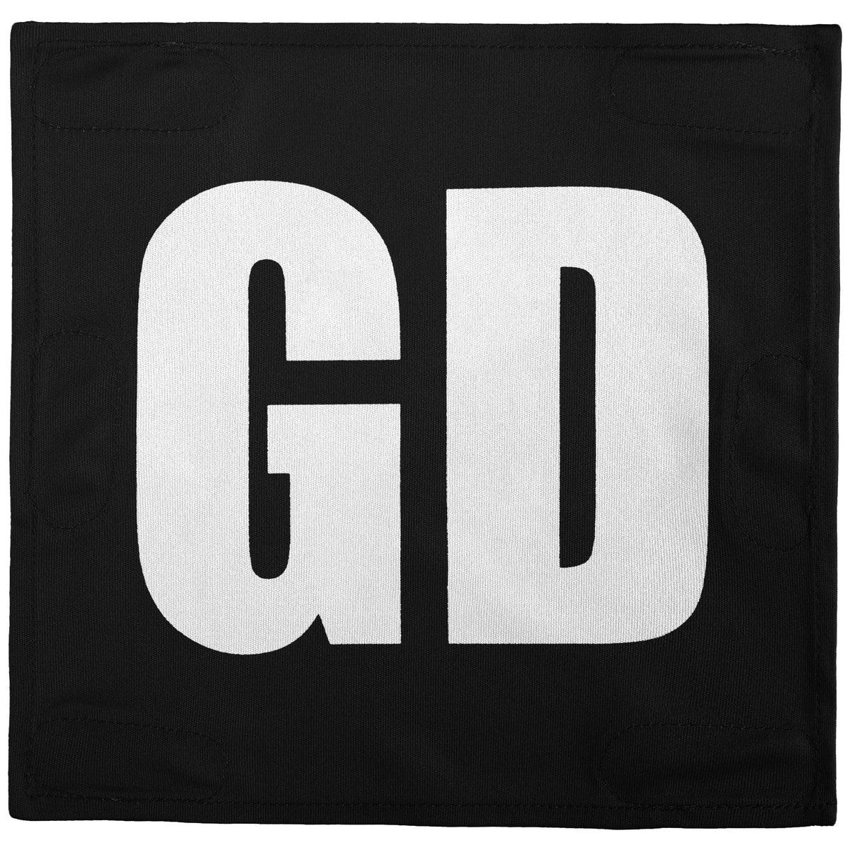 Netball Velcro Patches Set Black & White