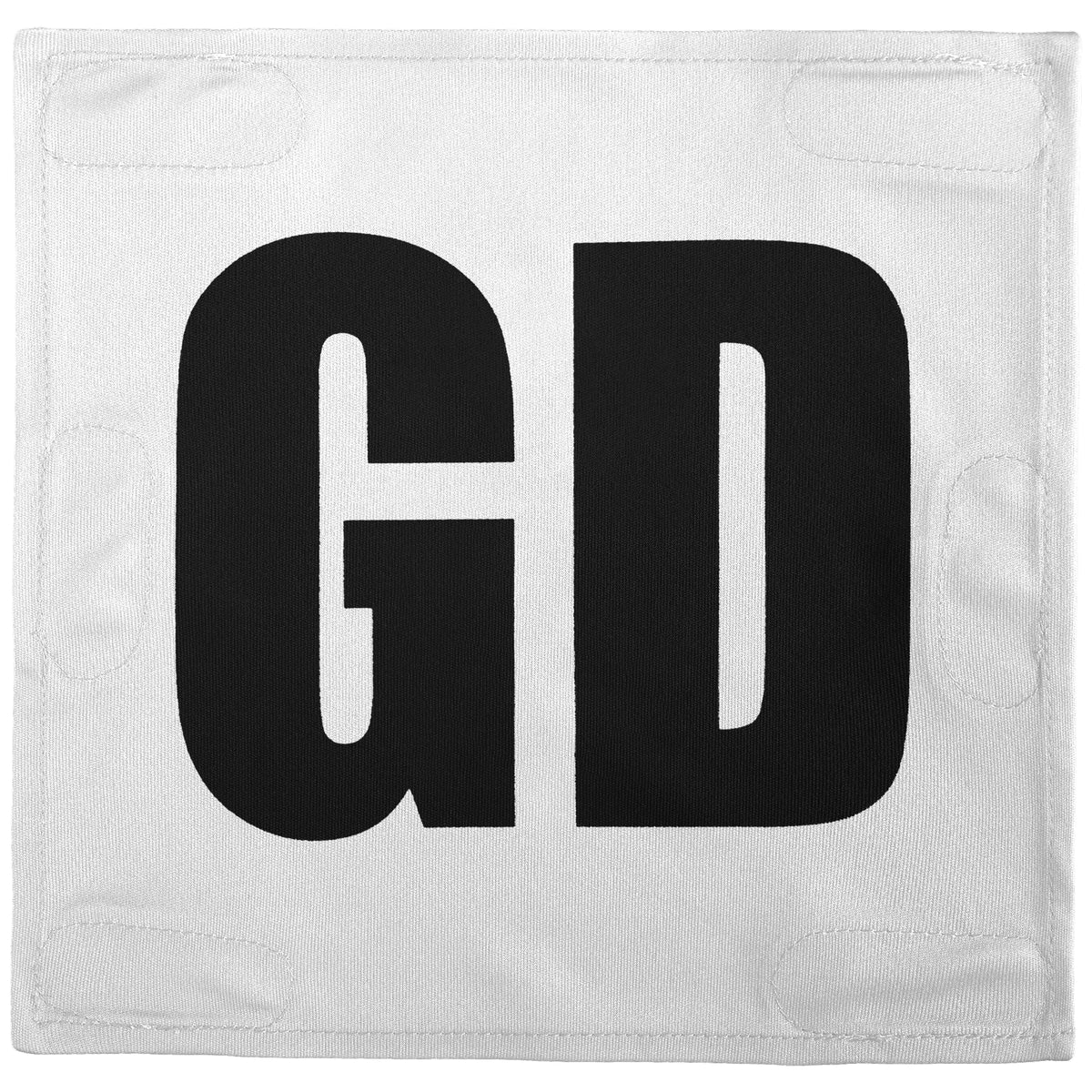 Netball Velcro Patches Set White & Black