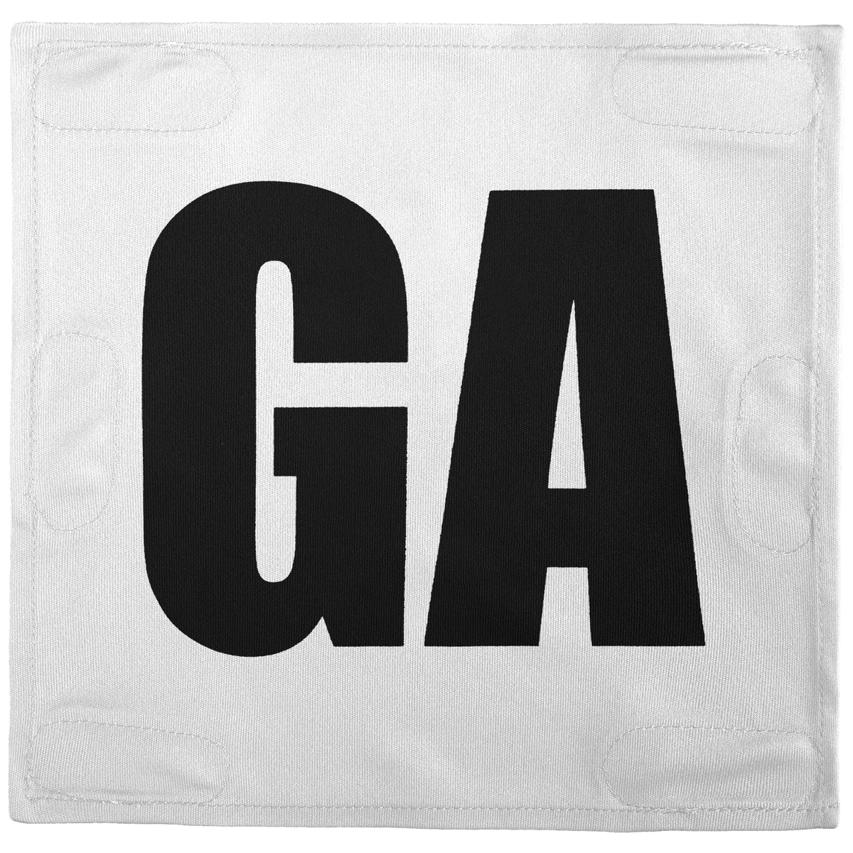 Netball Velcro Patches Set White & Black