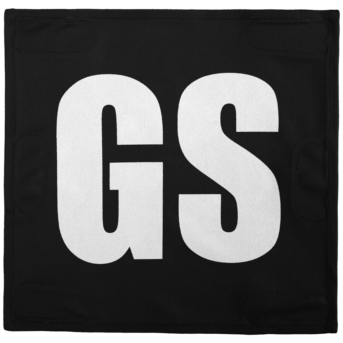 Netball Velcro Patches Set Black & White