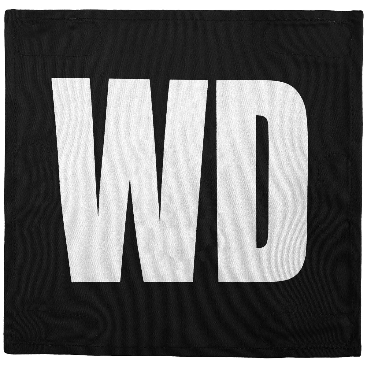 Netball Velcro Patches Set Black & White