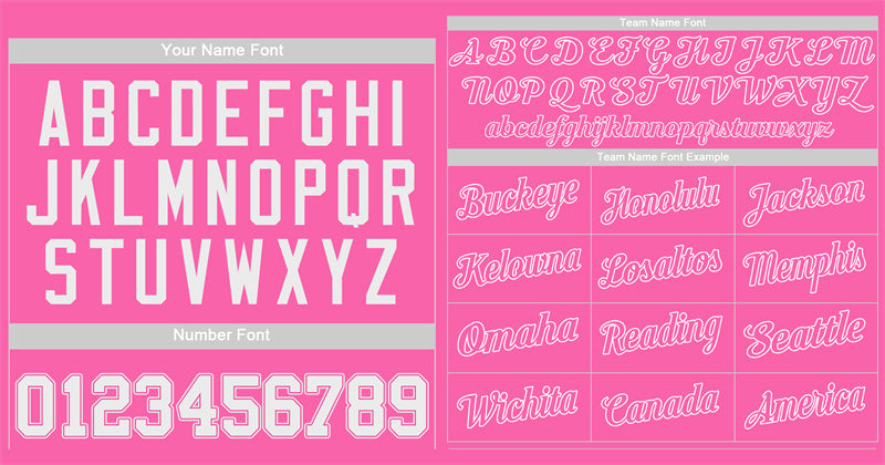 Custom Pink Pink-White Classic Style Authentic Baseball Jersey