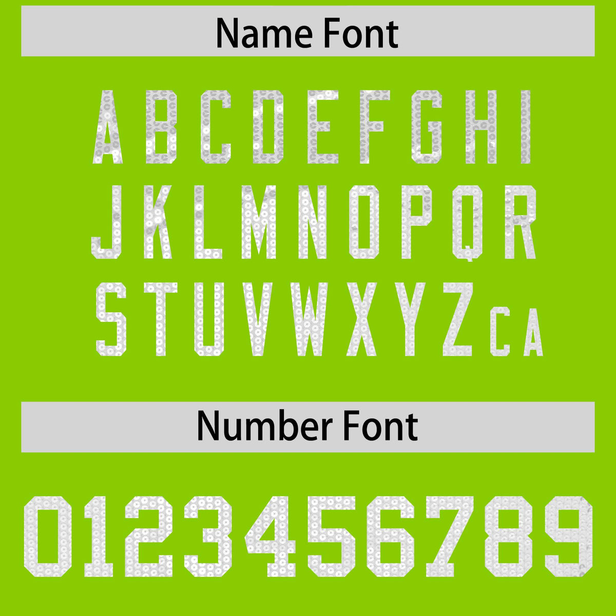 Custom Neon Green White Women Netball Sequined Dress