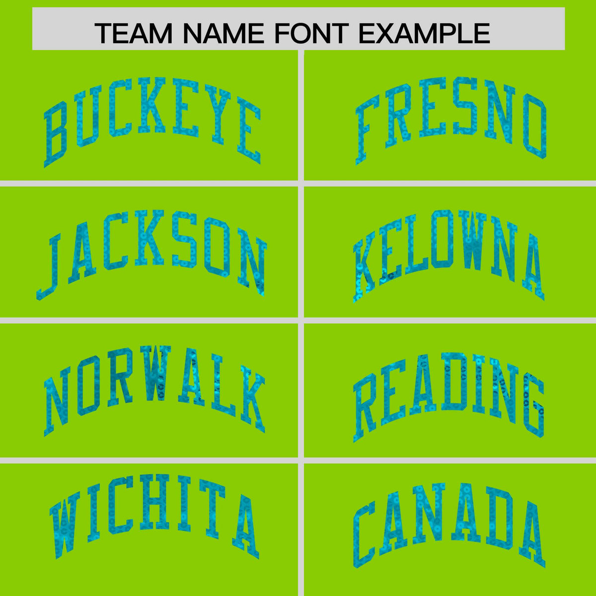 Custom Neon Green Sky Blue Women Netball Sequined Dress