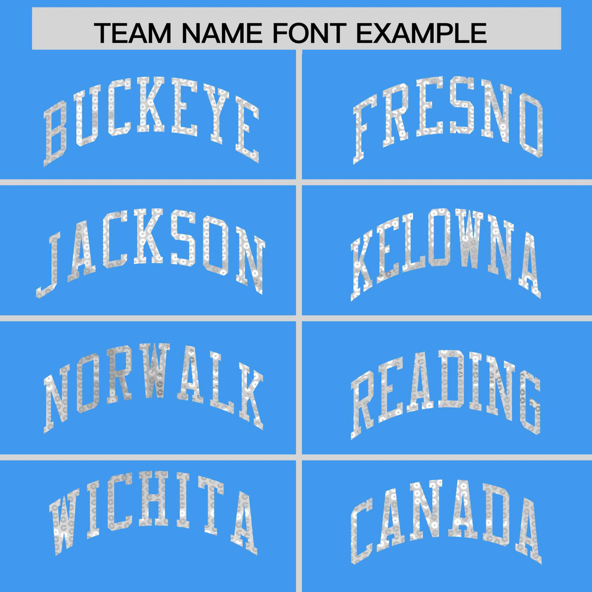 Custom Powder Blue White Women Netball Sequined Dress