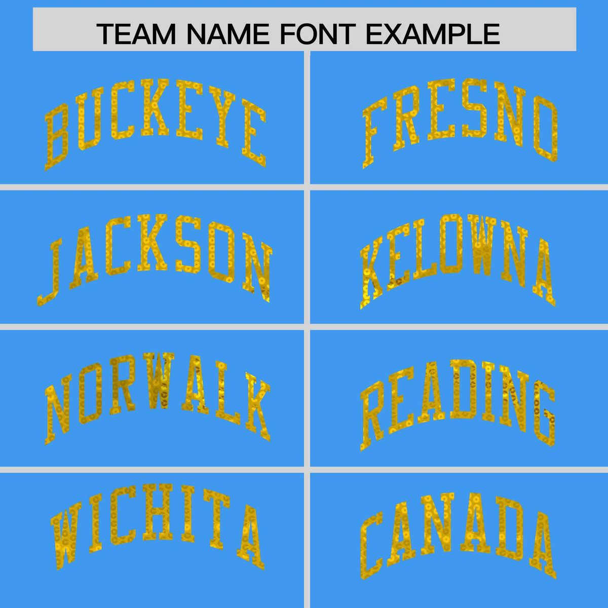 Custom Powder Blue Gold Women Netball Sequined Dress