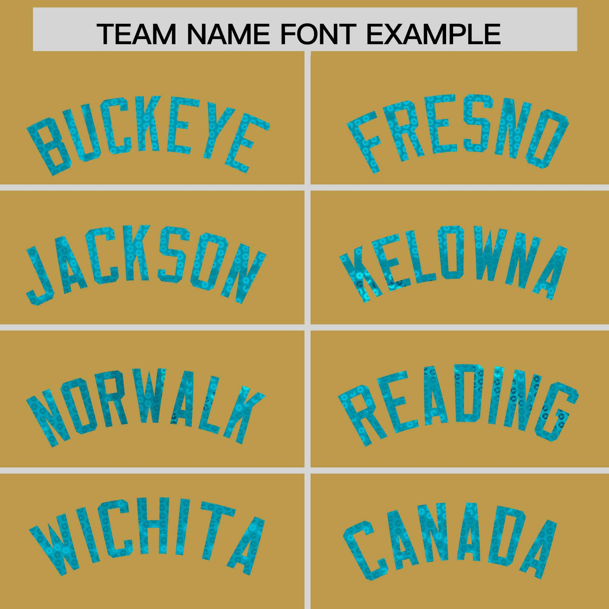 Custom Old Gold Sky Blue Women Netball Sequined Dress