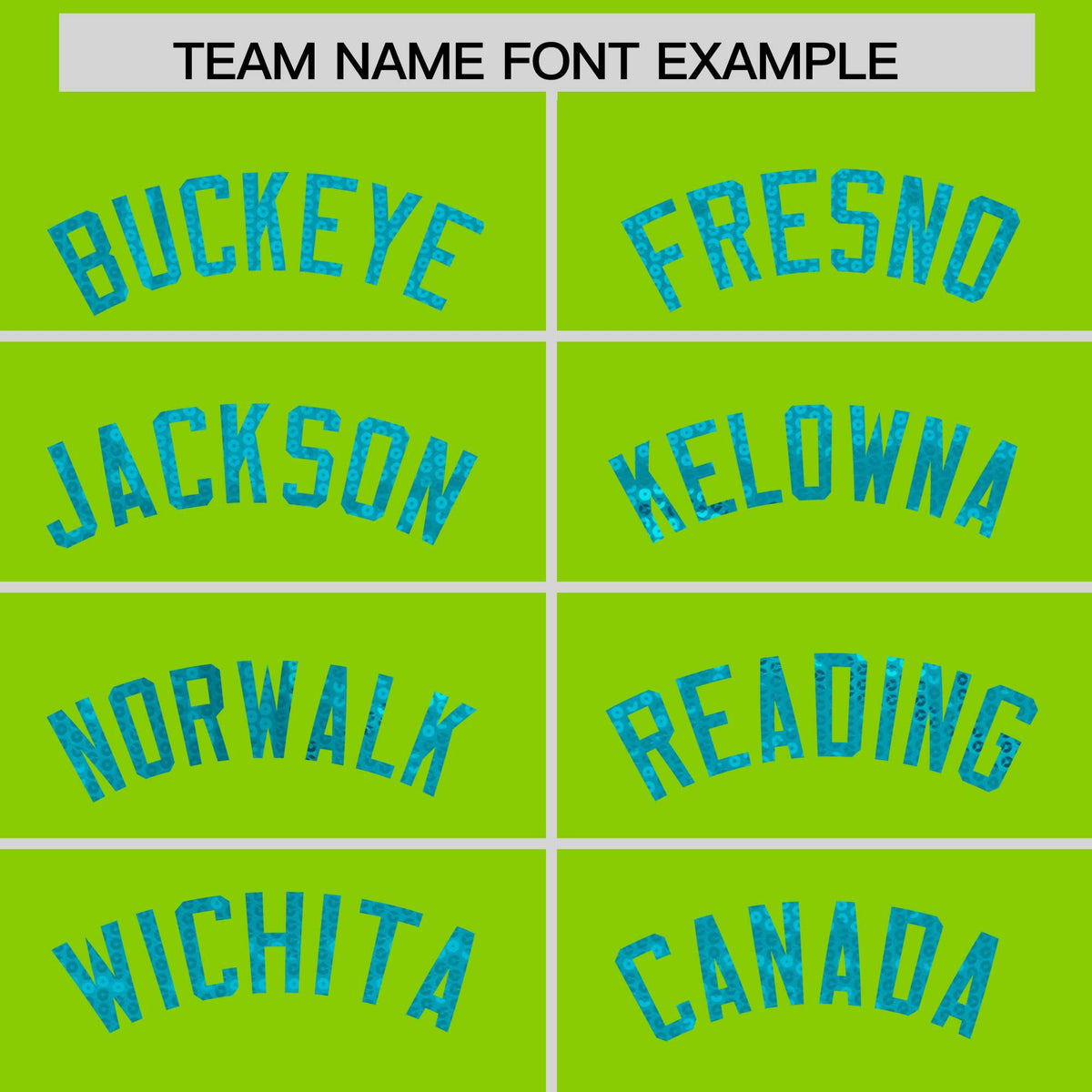 Custom Neon Green Sky Blue Women Netball Sequined Dress