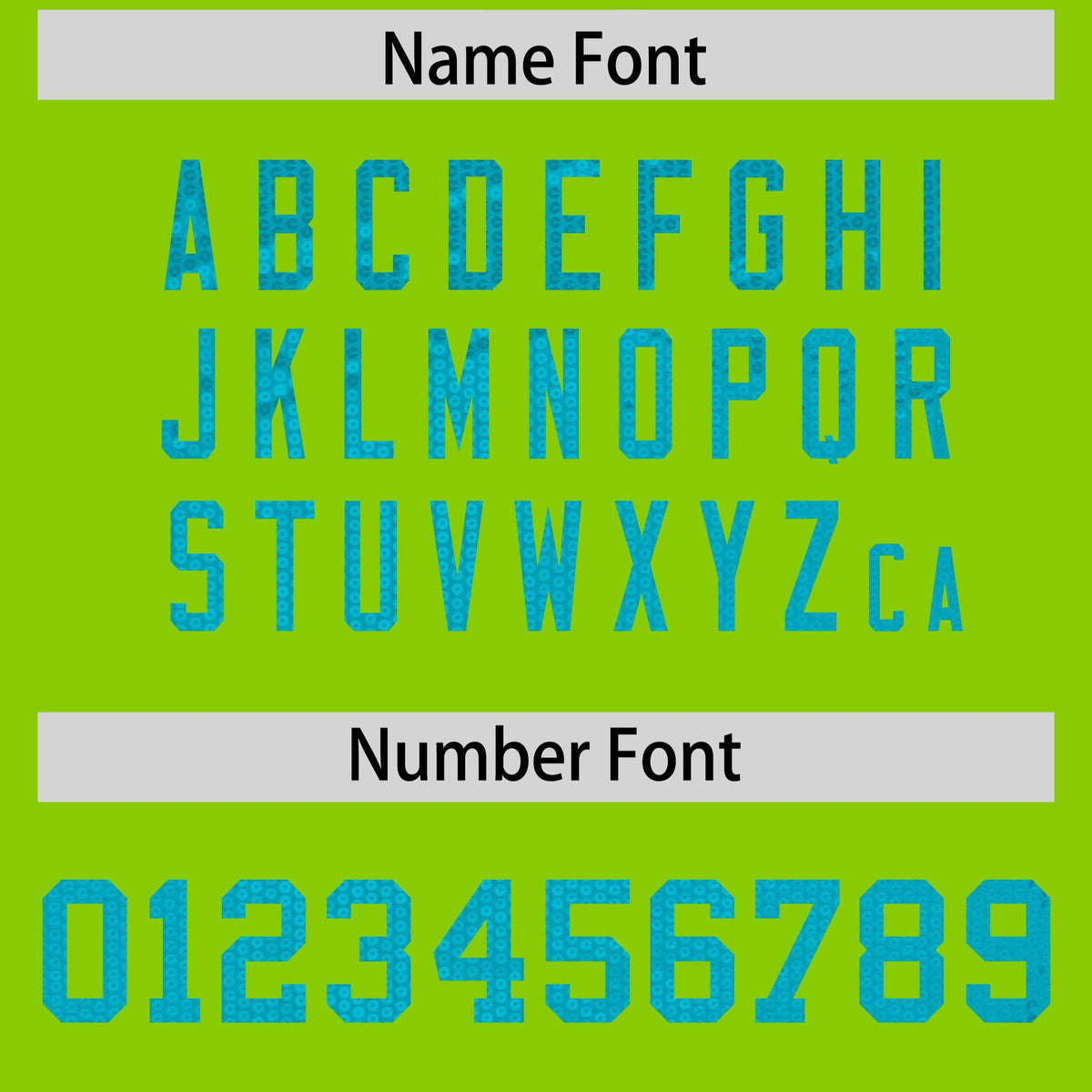 Custom Neon Green Sky Blue Women Netball Sequined Dress