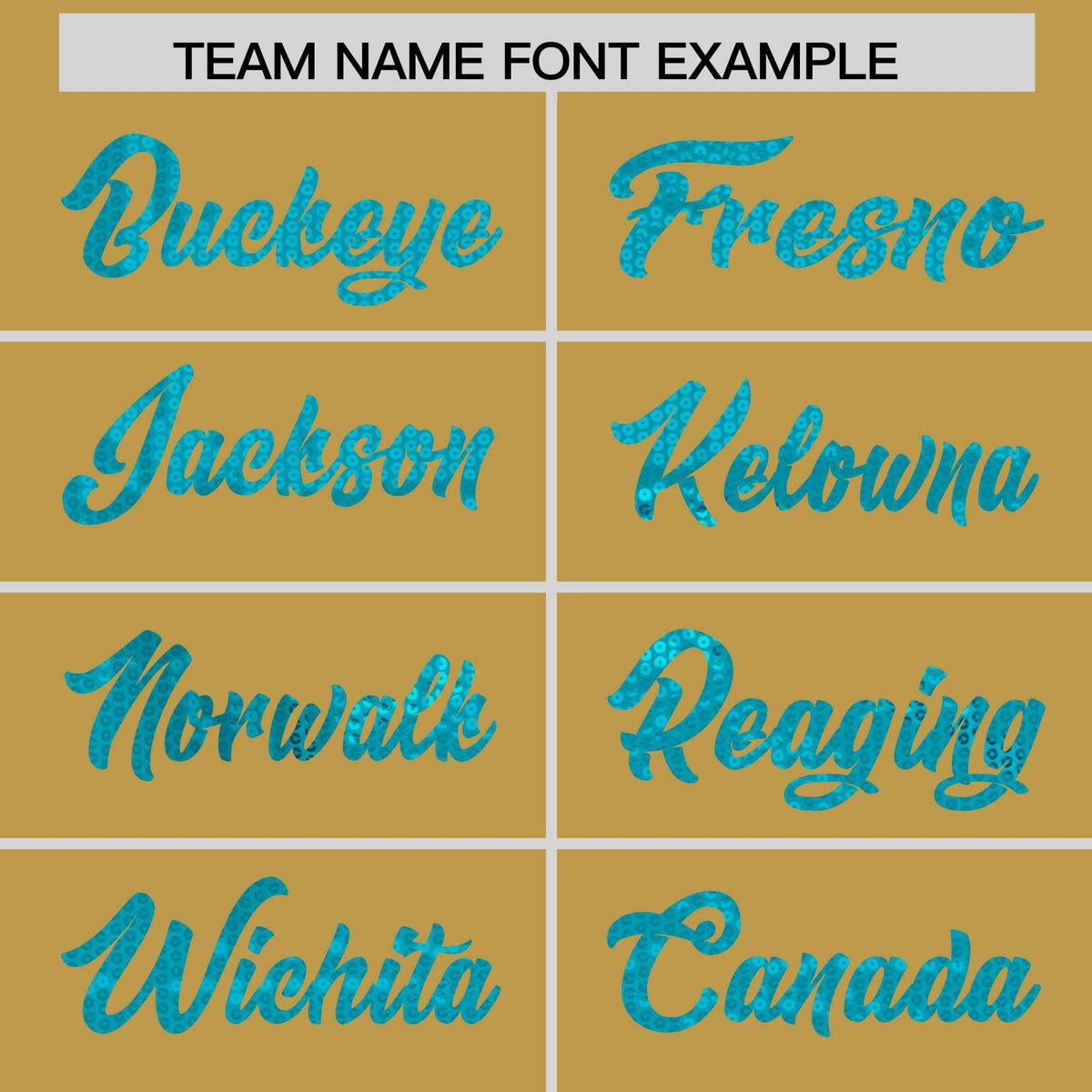 Custom Old Gold Sky Blue Women Netball Sequined Dress