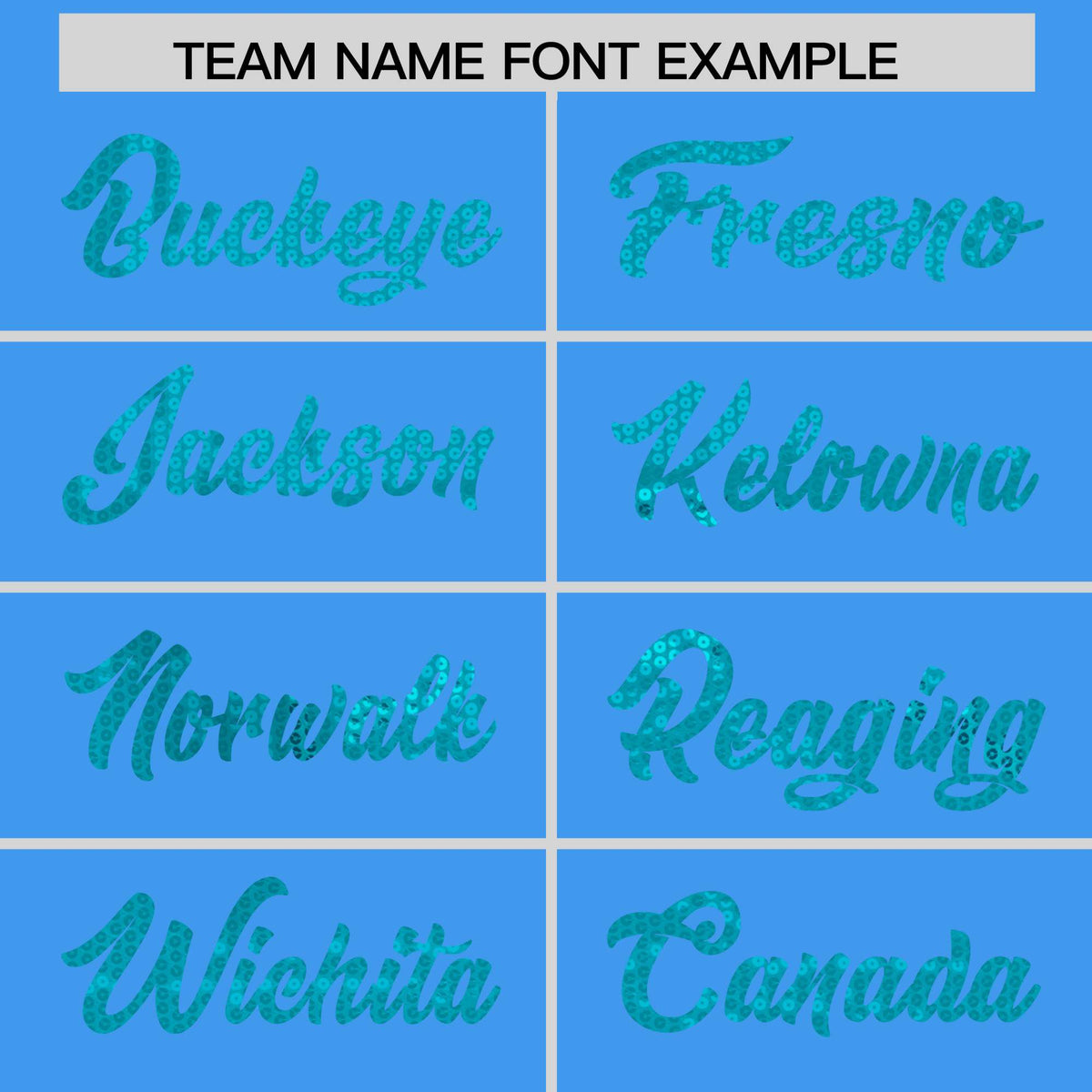 Custom Powder Blue Sky Blue Women Netball Sequined Dress