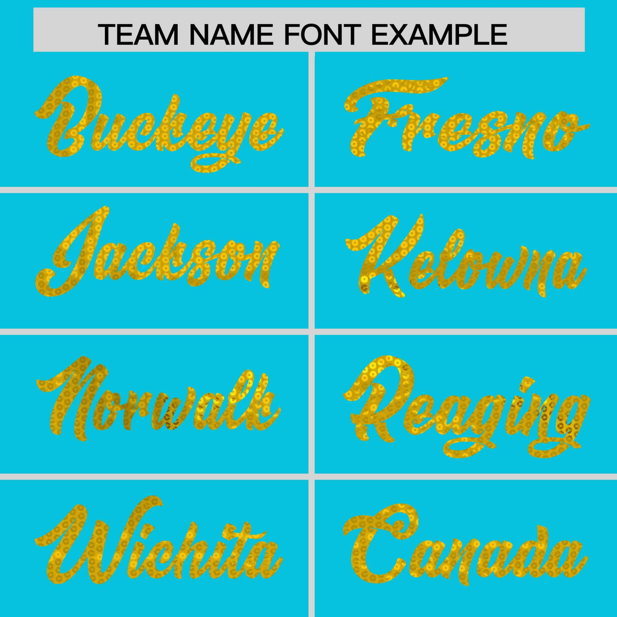 Custom Sky Blue Gold Women Netball Sequined Dress