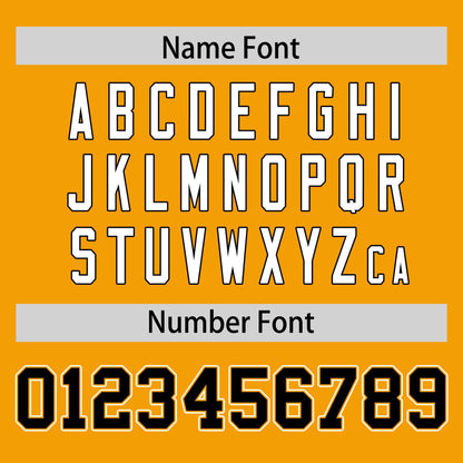 Custom Yellow Personalized Classic Authentic Football Jersey