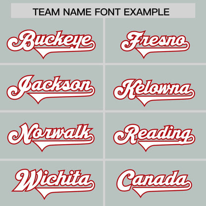 Custom Silver Personalized Classic Authentic Football Jersey