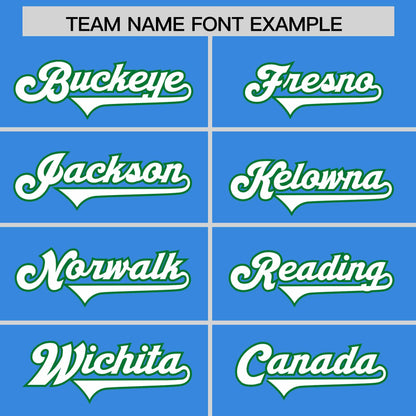 Custom Powder Blue Personalized Classic Authentic Football Jersey