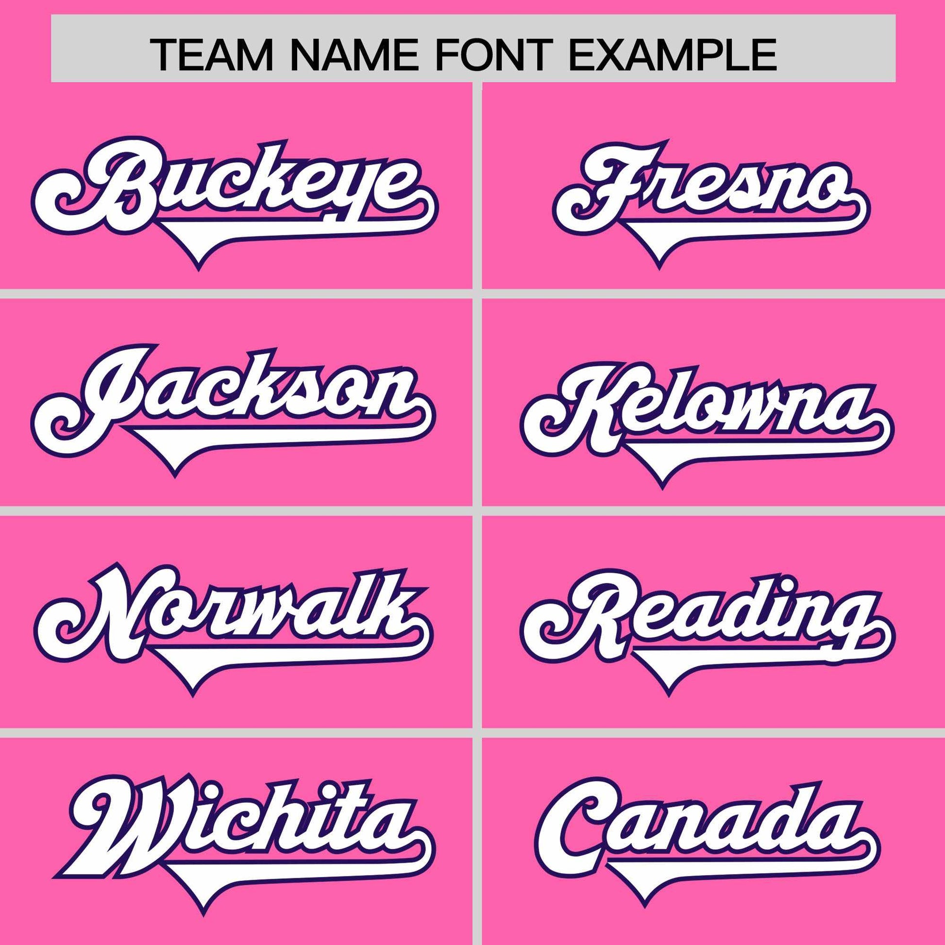 Custom Pink Personalized Classic Authentic Football Jersey