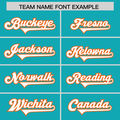 Custom Aqua Personalized Classic Authentic Football Jersey