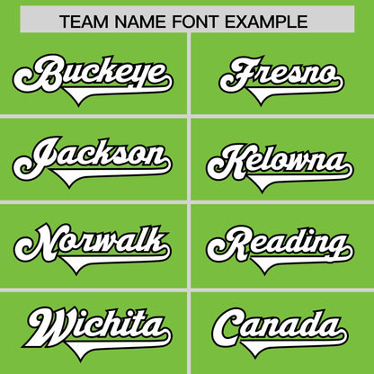 Custom Neon Green Personalized Classic Authentic Football Jersey