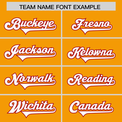 Custom Yellow Personalized Classic Authentic Football Jersey